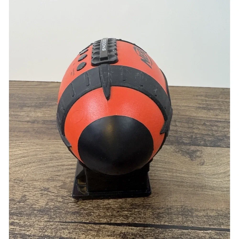 Nerf Touchdown Football Alarm Clock Hasbro Black & Red NFL Authentic Sounds